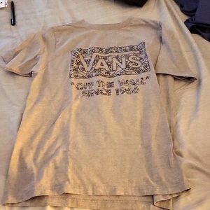 Vans grey off the wall shirt